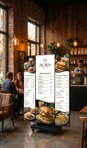 Tri-Fold LED Poster