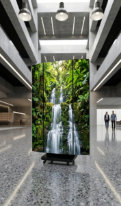 Tri-Fold LED Poster