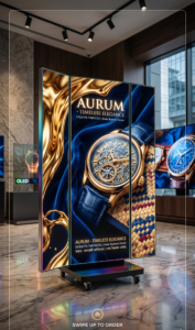 Tri-Fold LED Poster