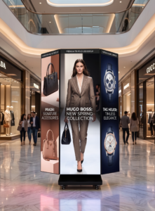 Tri-Fold LED Poster