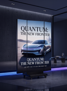Tri-Fold LED Poster