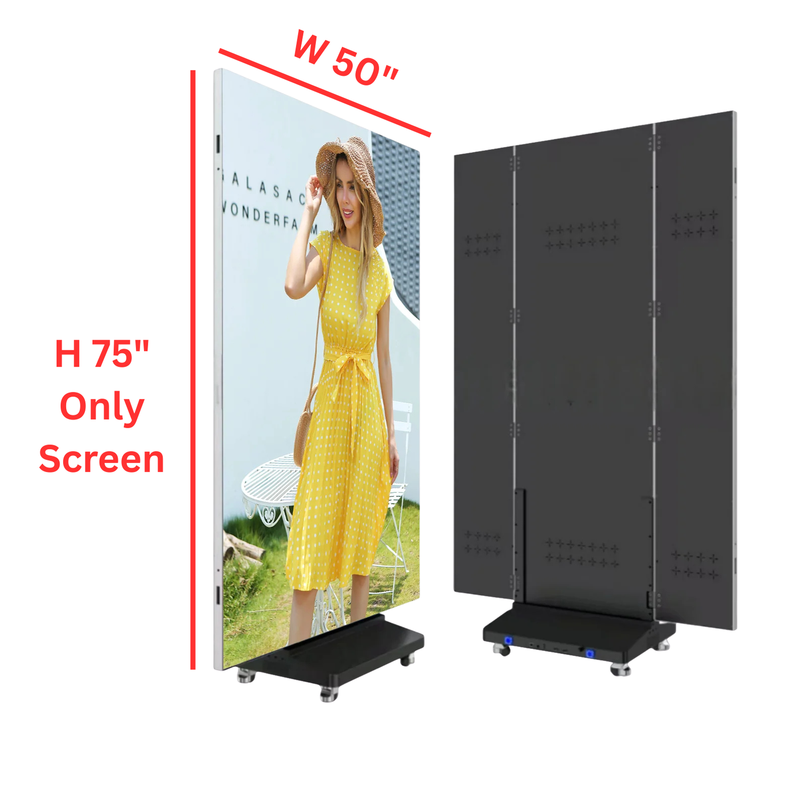 Tri-Fold LED Poster